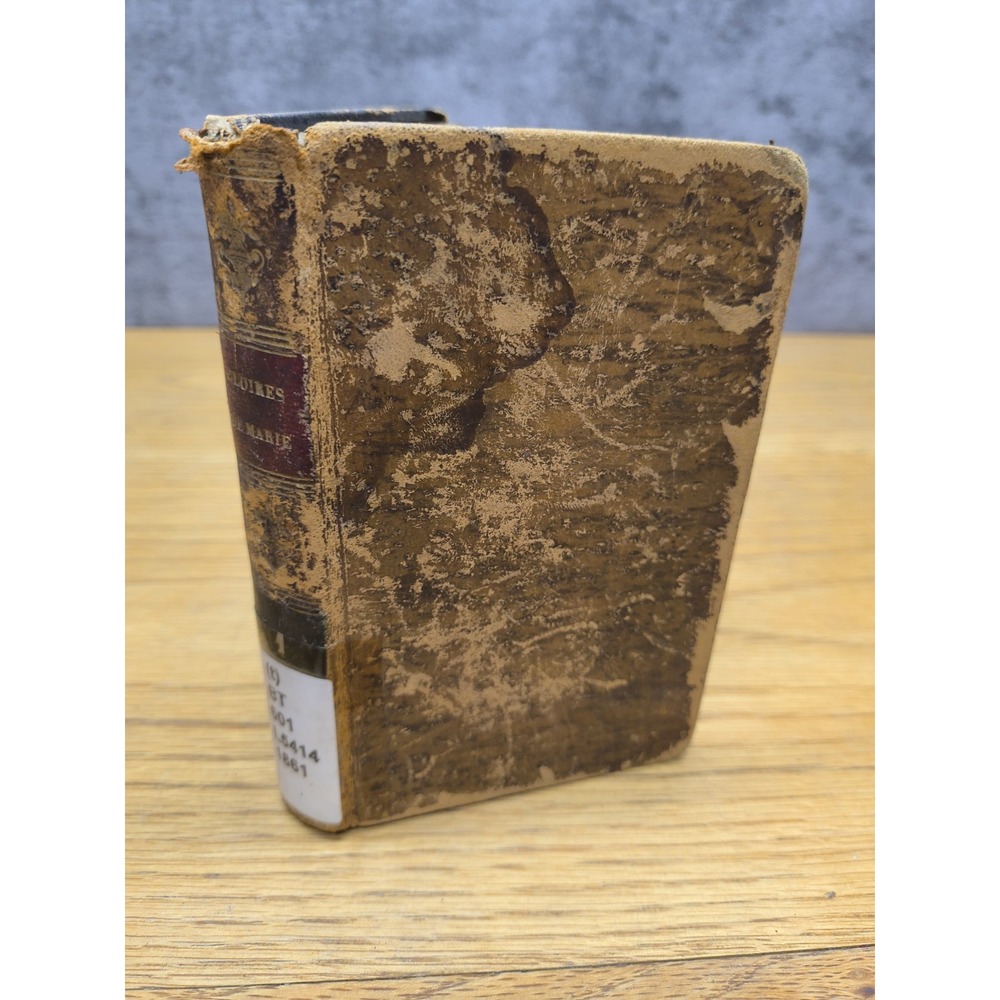 1861 Paraphrase du Salve Regina Oeuvres de St. Alphonse de Liguori Leather HC
